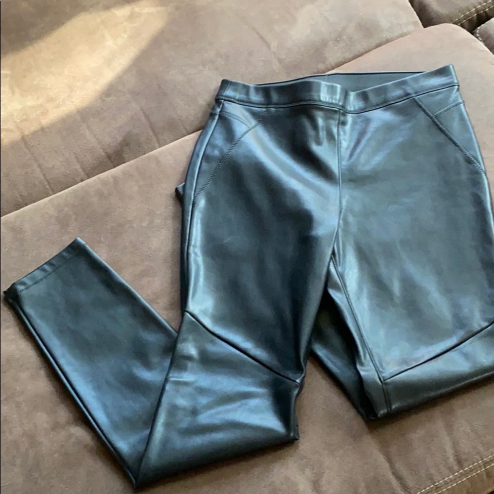 Free people moto leather leggings